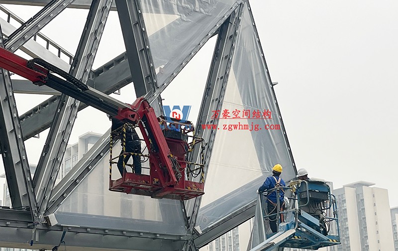 成都中建錦源匯膜結(jié)構(gòu)項(xiàng)目工程最新進(jìn)展 成都中建錦源匯膜結(jié)構(gòu)項(xiàng)目工程最新進(jìn)展