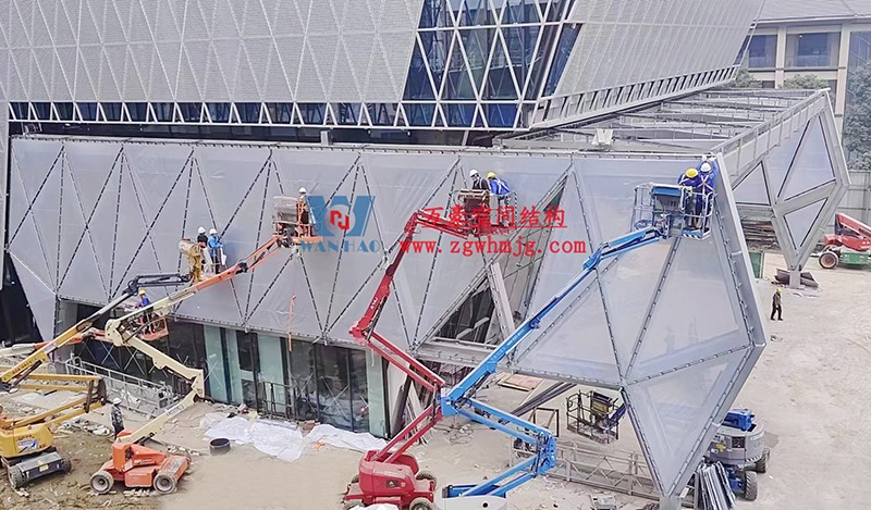 成都中建錦源匯膜結(jié)構(gòu)項(xiàng)目工程最新進(jìn)展 成都中建錦源匯膜結(jié)構(gòu)項(xiàng)目工程最新進(jìn)展