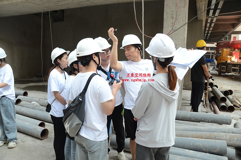 嘉興長安里ETFE氣枕鋼膜結構頂棚工程現場學習觀摩會 嘉興長安里ETFE氣枕鋼膜結構頂棚工程現場學習觀摩會