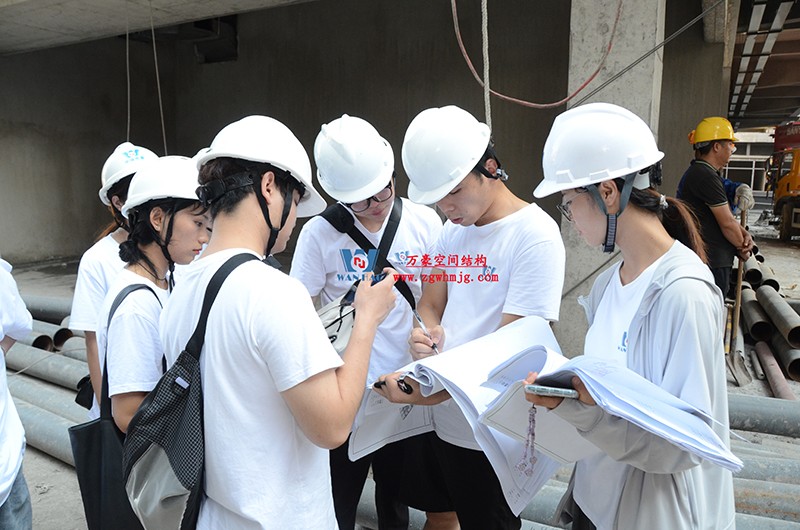 嘉興長安里ETFE氣枕鋼膜結構頂棚工程現場學習觀摩會 嘉興長安里ETFE氣枕鋼膜結構頂棚工程現場學習觀摩會