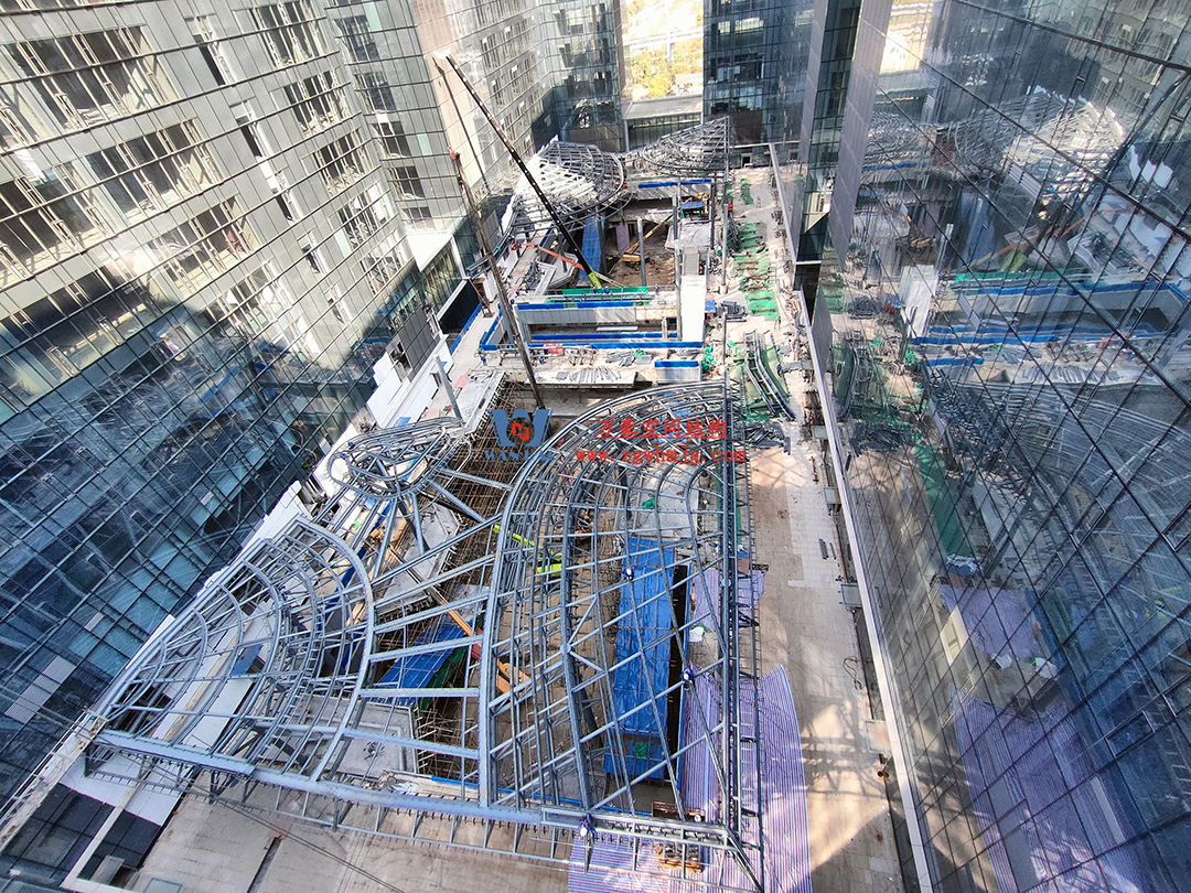 案例欣賞/復雜鋼膜結構建筑/杭州博多森谷ETFE氣枕連廊天幕項目 案例欣賞/復雜鋼膜結構建筑/杭州博多森谷ETFE氣枕連廊天幕項目