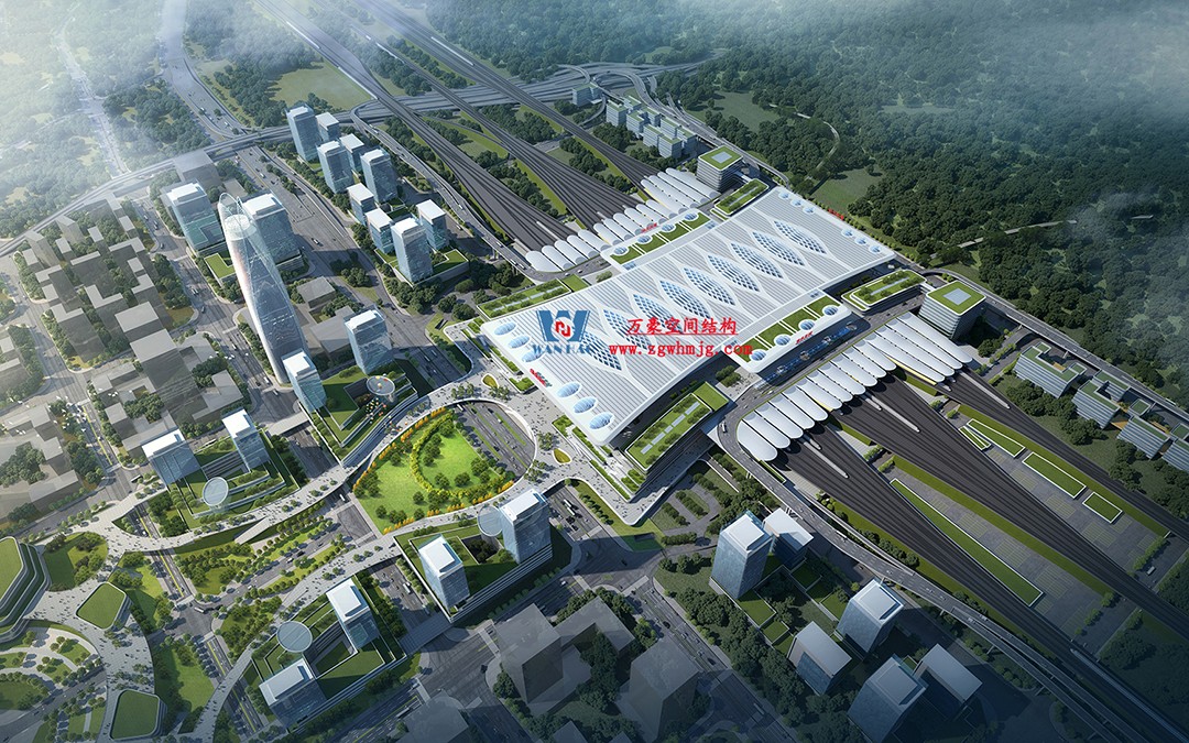 重慶東站站房正在加速建設，全力繪就項目新篇章