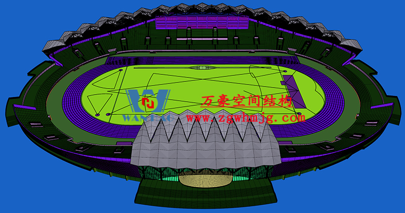 萬豪2022第14標-張掖奧體中心建設項目（EPC）總承包體育場PTFE膜結(jié)構專業(yè)分包工程